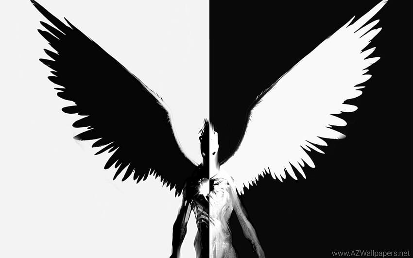 天使と悪魔、天使と悪魔のアニメ 高画質の壁紙