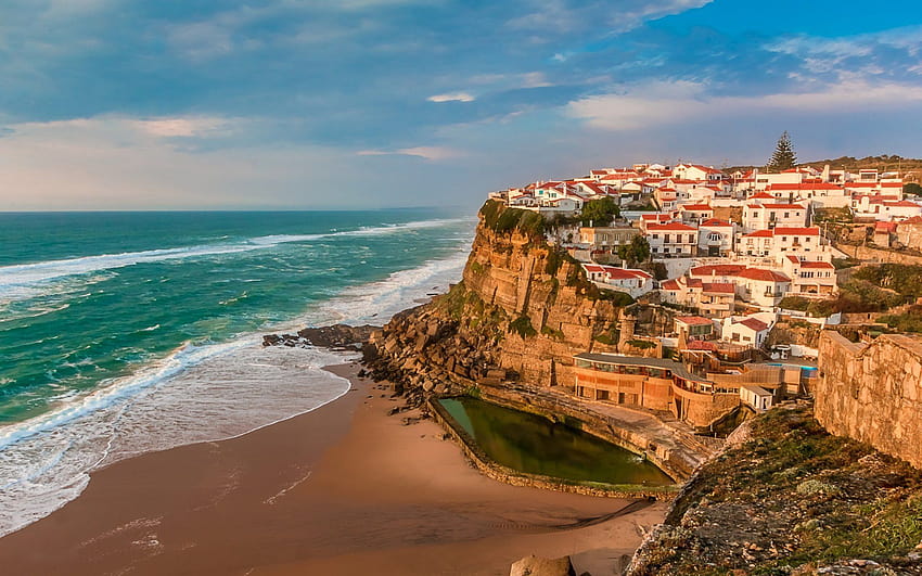 paisaje de portugal, algarve fondo de pantalla