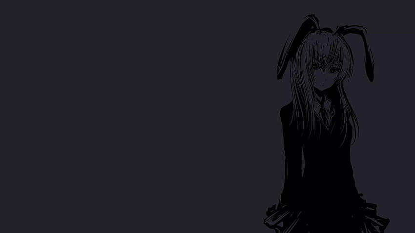 Dark Anime Good ..., ciemny komputer anime girl Tapeta HD