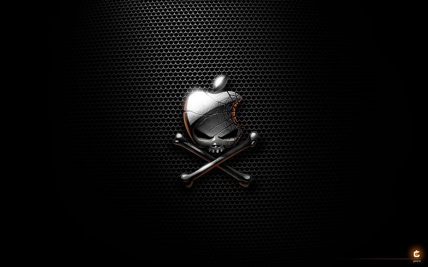 Apple Inc., tengkorak dan tulang bersilang, logo Wallpaper HD