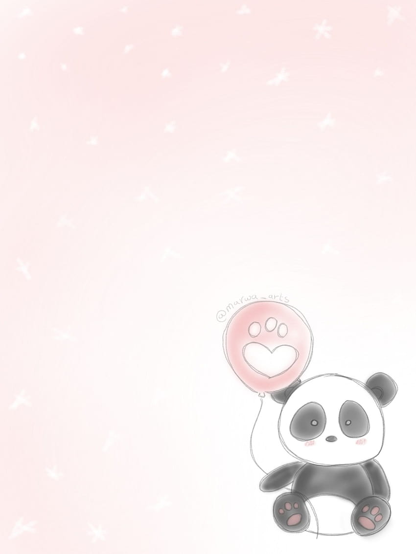 Chibi Cute Panda on Dog, lazy panda HD phone wallpaper