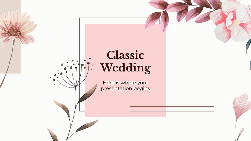 Flower Powerpoint templates and Google Slides themes HD wallpaper