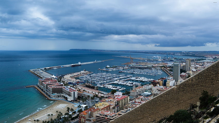 Port of Alicante HD wallpaper