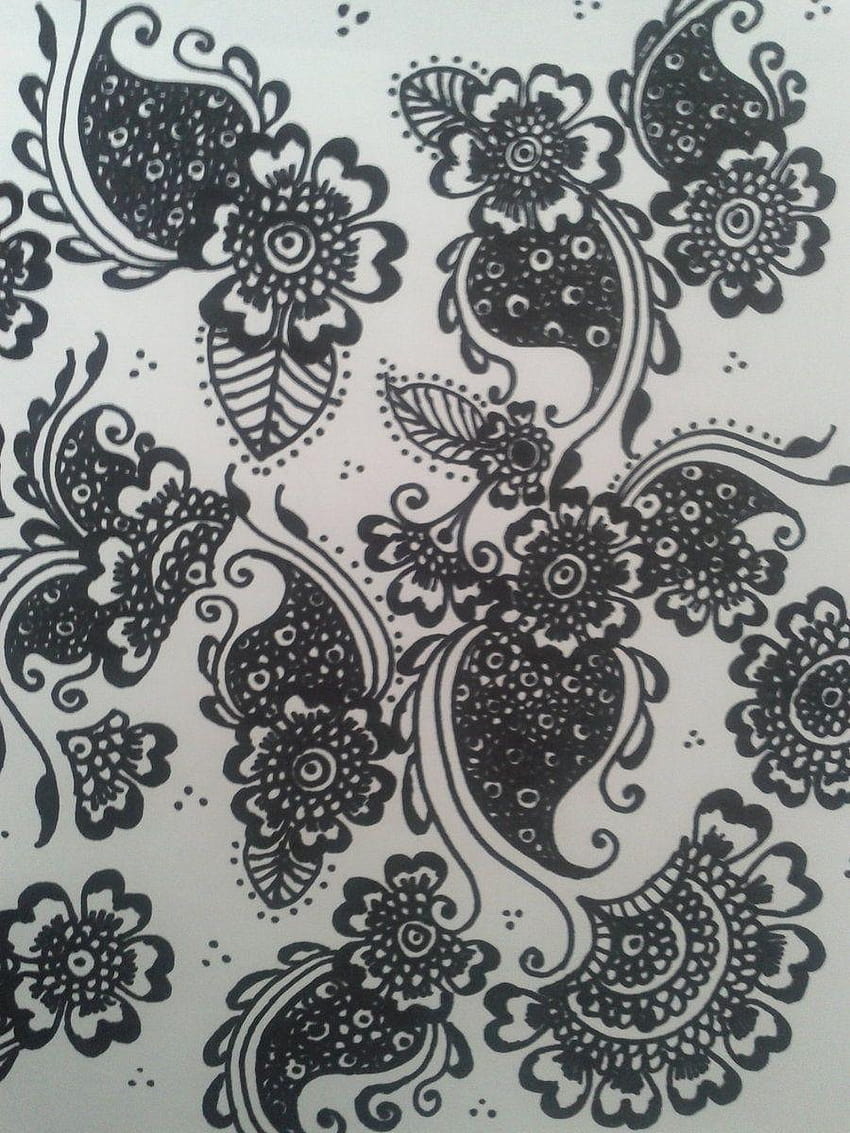 Henna Design by MissFero HD phone wallpaper