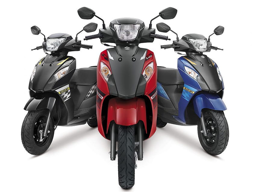 2017 Suzuki Let's launched with dual tone colours; Priced at INR, access 125 HD wallpaper