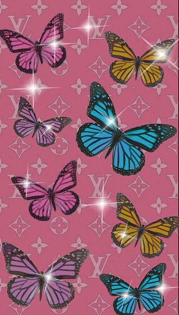 Blue butterfly louis vuitton HD wallpapers
