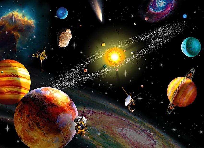 Solar System Group, moving solar system HD wallpaper