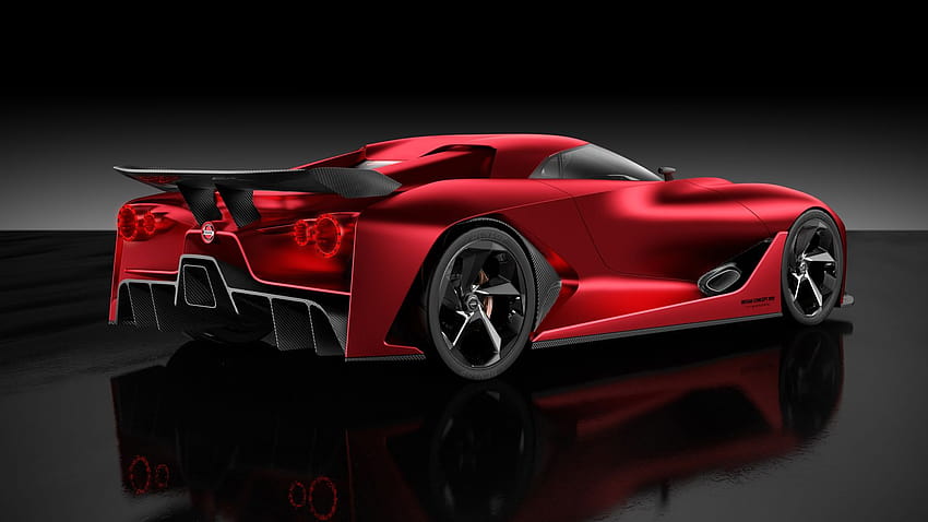 Nissan Concept 2020 Vision Gran Turismo Looks Better in Red HD wallpaper