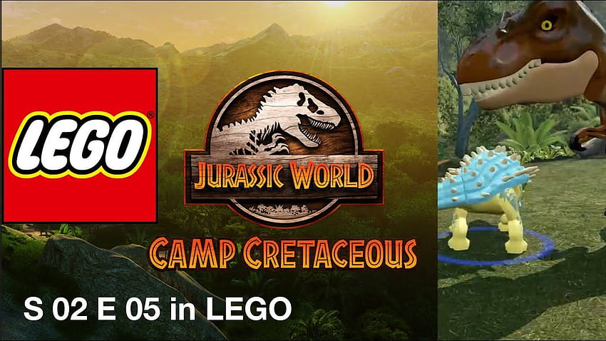 Jurassic World Camp Cretaceous Staffel 3, Folge 1 in LEGO HD-Hintergrundbild