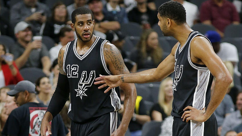 LaMarcus Aldridge experiences growth and growing pains with Spurs HD wallpaper