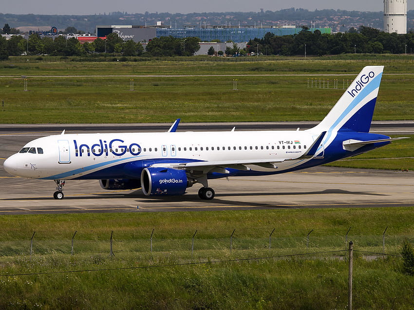 IndiGo Airlines, indaco 6e Sfondo HD