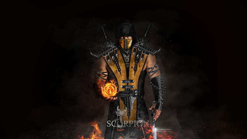 Scorpion Mortal Kombat X、ゲーム、scorpion mk11 高画質の壁紙