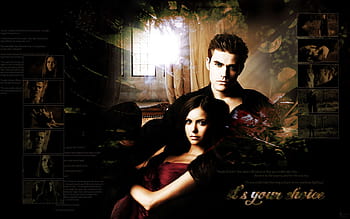 stefan & katherine - diários do vampiro fã Art (27912803) - fanpop