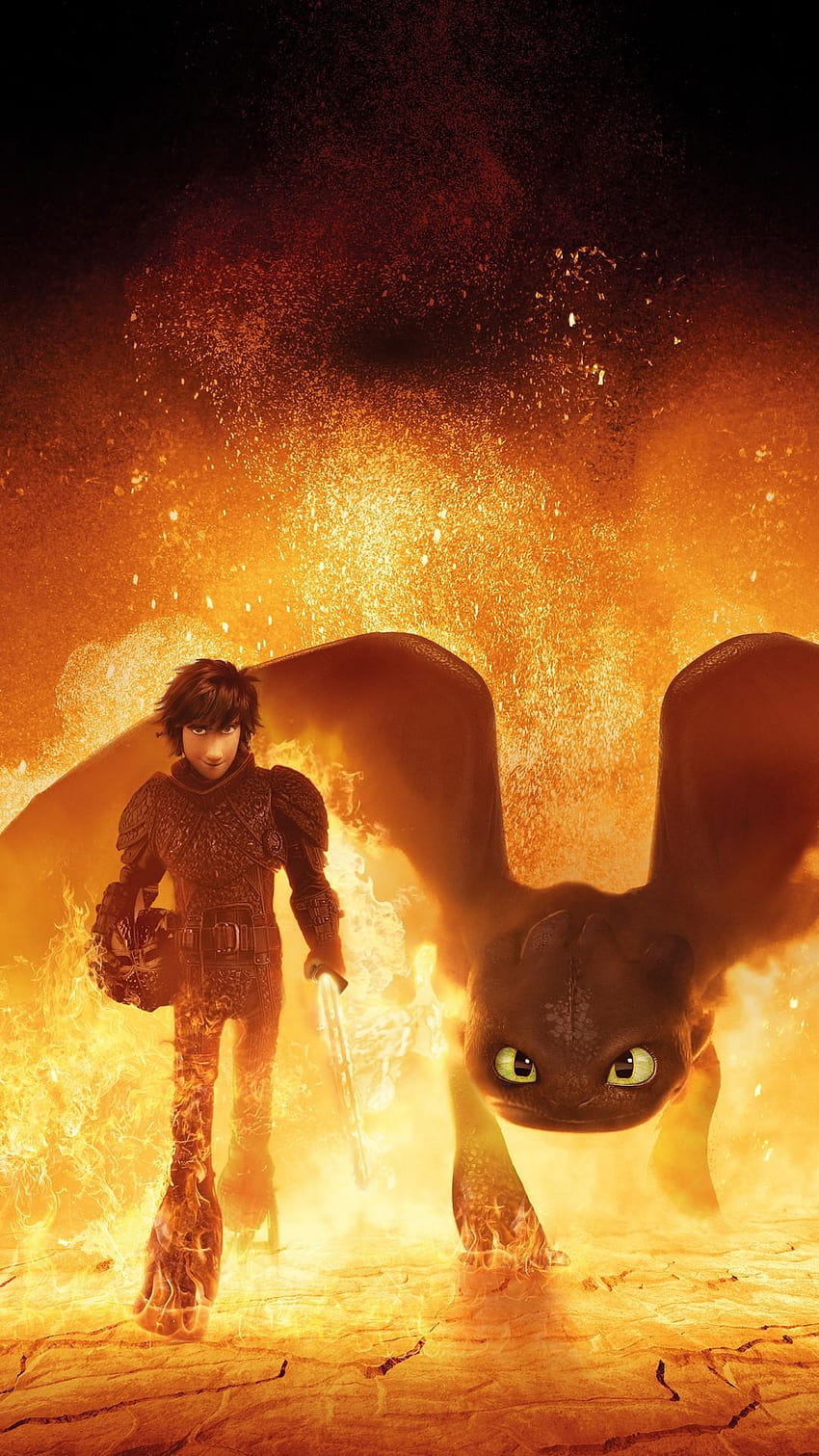 : Hiccup Toothless How to Train Your Dragon 3, toothless iphone 7 HD phone wallpaper
