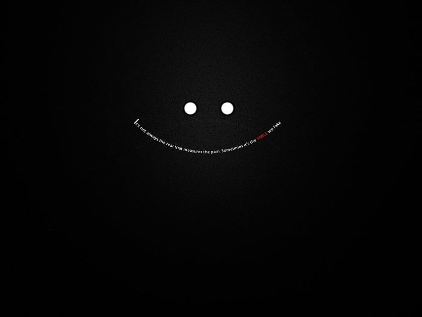 Fake, Smile, Pain, Depression Quote, Inside, Black • For You, aesthetic ...