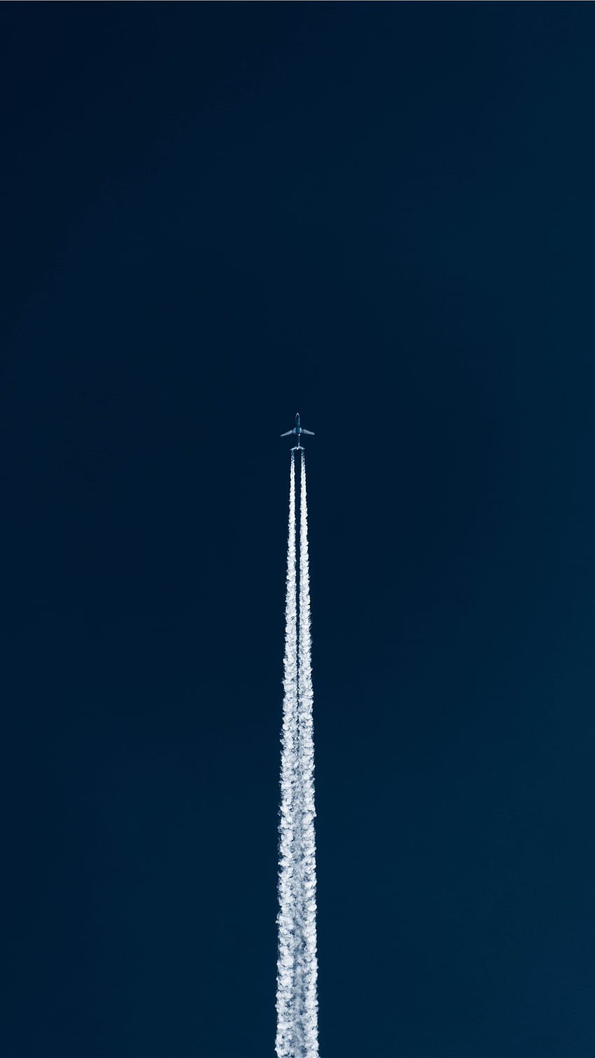 pokaz lotniczy myśliwca iPhone 8, minimalistyczny myśliwiec Tapeta na telefon HD