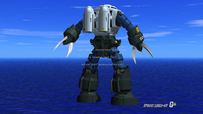 mobiler Anzug Gundam Z'gok MSM HD-Hintergrundbild