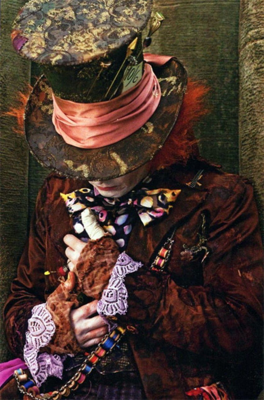 Johnny Depp, the mad hatter HD phone wallpaper