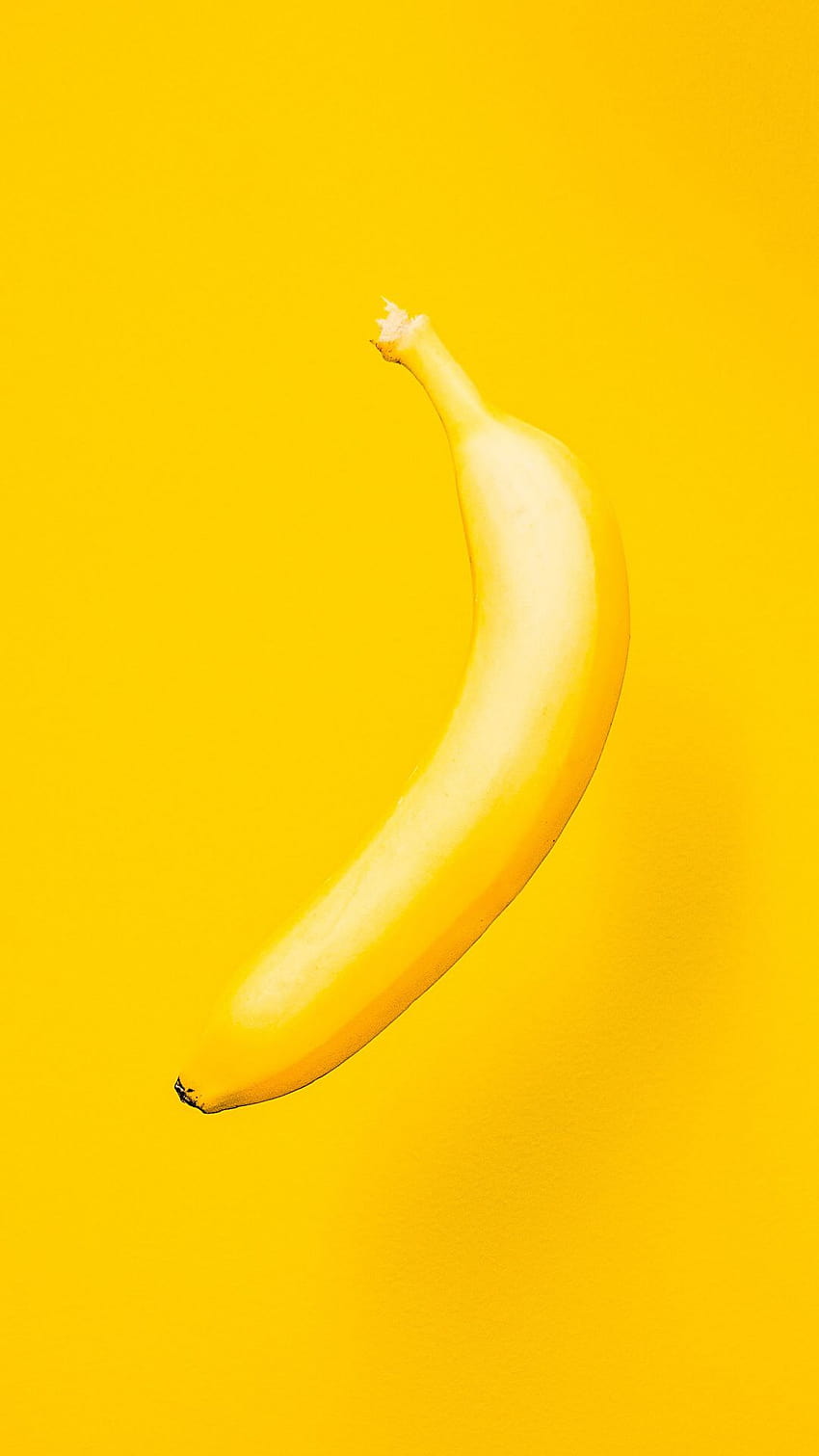 Bananowy Żółty, bananowy kawaii Tapeta na telefon HD