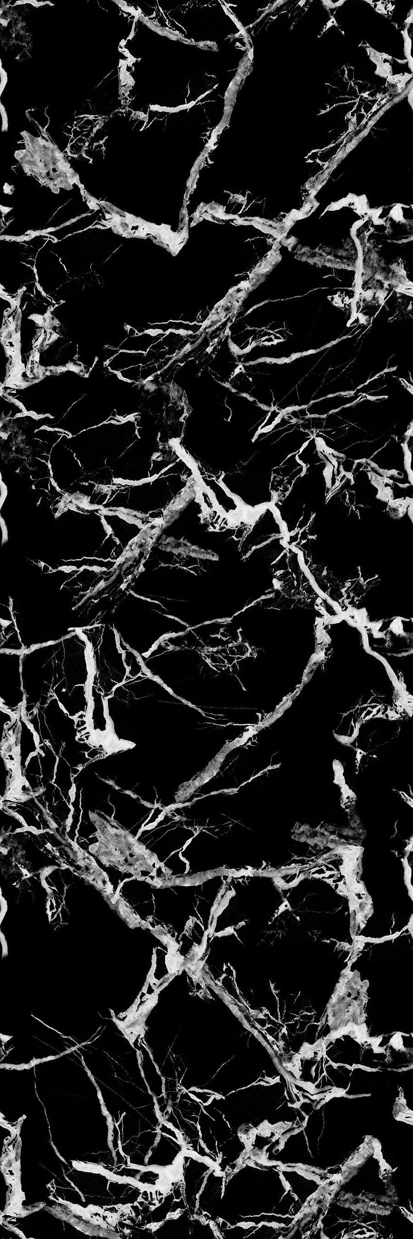 Schwarzweiss-Marmor, Telefon schwarzer Marmor HD-Handy-Hintergrundbild