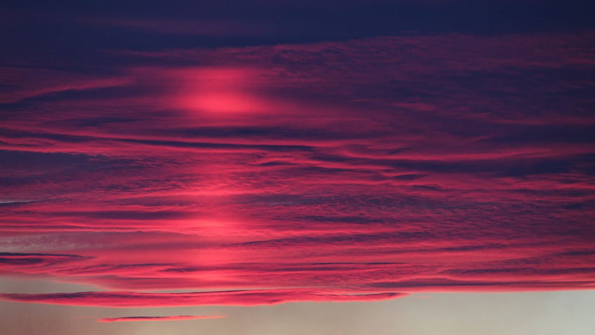 Розови облаци HD тапет
