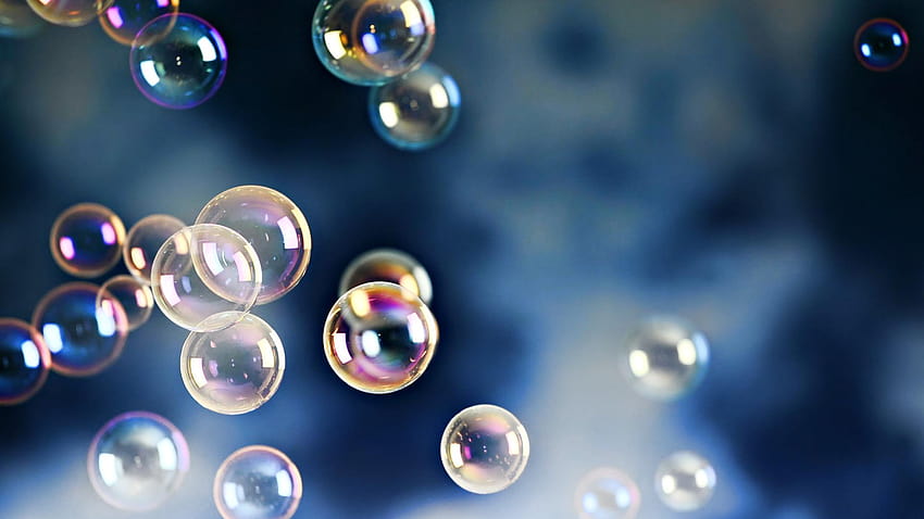 Burbujas, prediseñadas, prediseñadas en, burbujas iridiscentes de colores fondo de pantalla