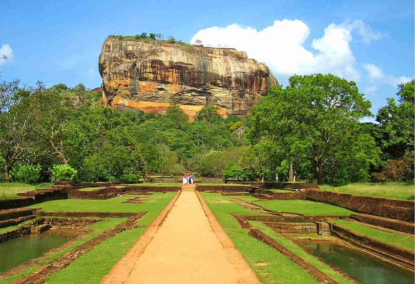 Sigiriya Rock Fortress Sri Lanka, sigiriya lion rock HD wallpaper