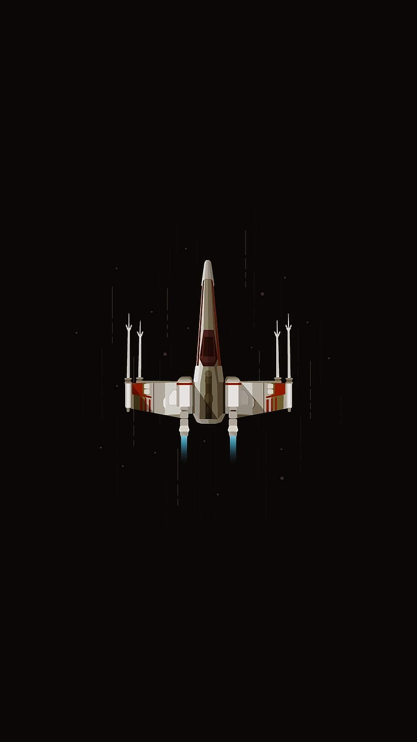 X Wing Fighter, star wars mobile art tie fighter HD phone wallpaper