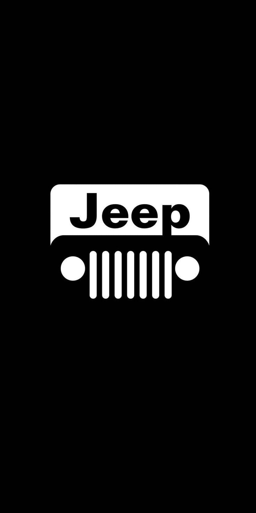 staggering Jeep car minimal logo dark 10802160, iphone 8 jeep HD phone wallpaper