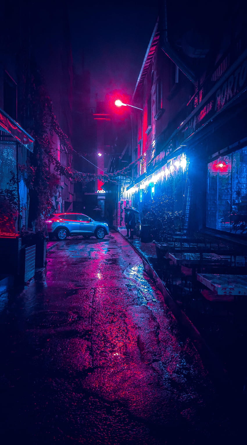 CYBERPUNK PIXEL ART WALLPAPER AMOLED