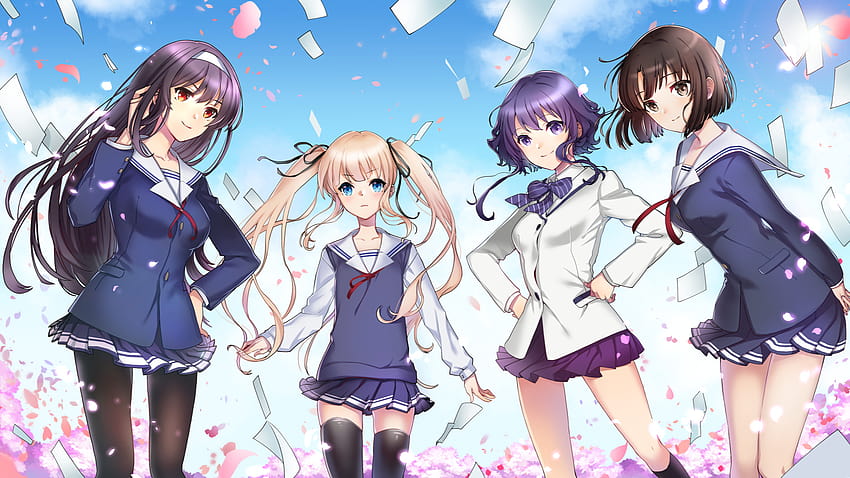 Saekano: How to Raise a Boring Girlfriend Group and Backgrounds HD wallpaper