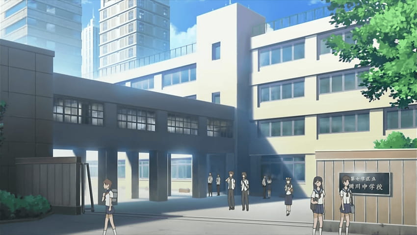 Similiar Anime School Buildings Keywords HD wallpaper