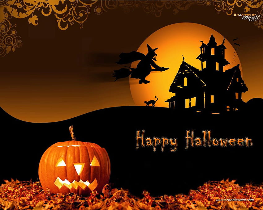 Fonts, Icons, Design bies and Gifts for Halloween 2015, happy halloween banner HD wallpaper