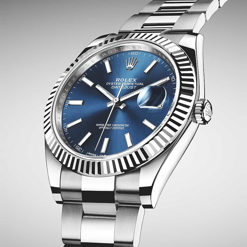 The New Rolex Datejust 41 in Steel and White Gold HD phone wallpaper