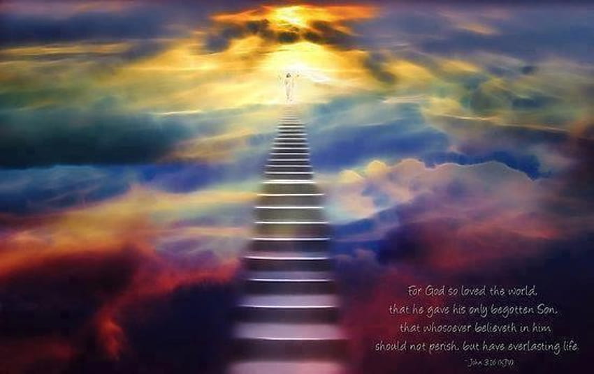 angels from heaven quotes, descending gates HD wallpaper