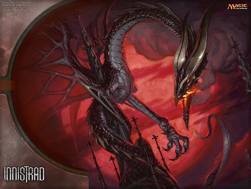 Of the Week: Balefire Dragon, magic dragons HD wallpaper | Pxfuel