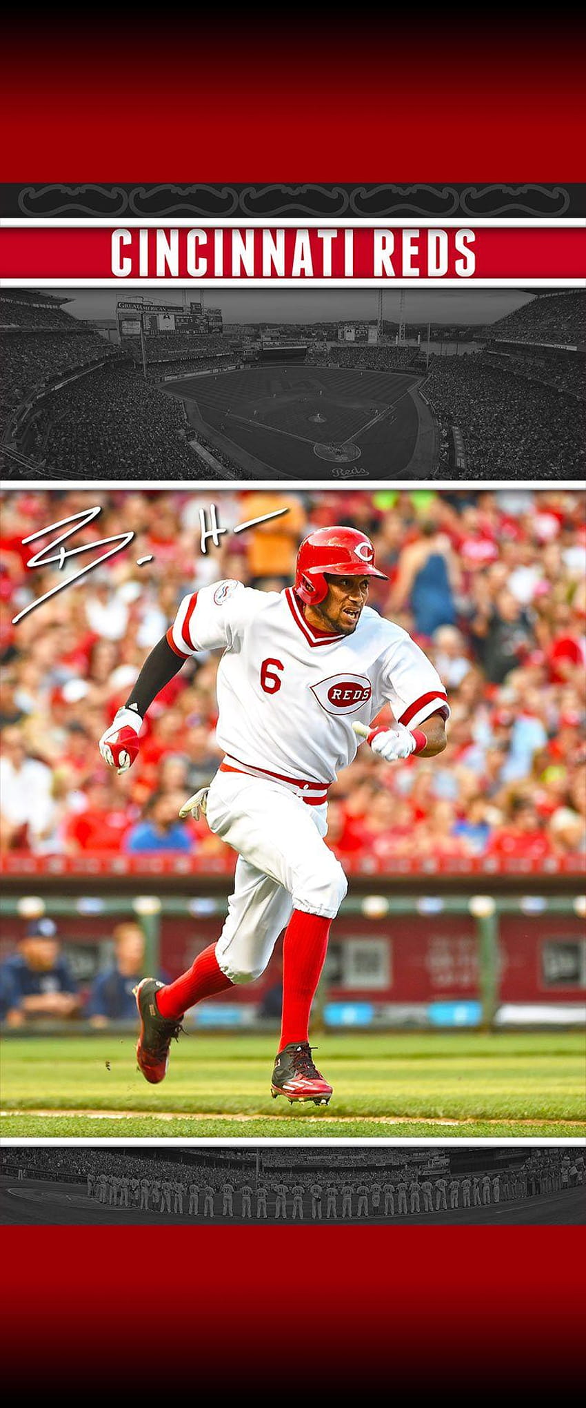 Reds Mobile, billy hamilton HD phone wallpaper