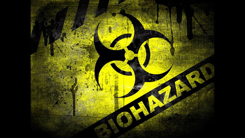 Radioactive Symbol, toxic symbol HD wallpaper