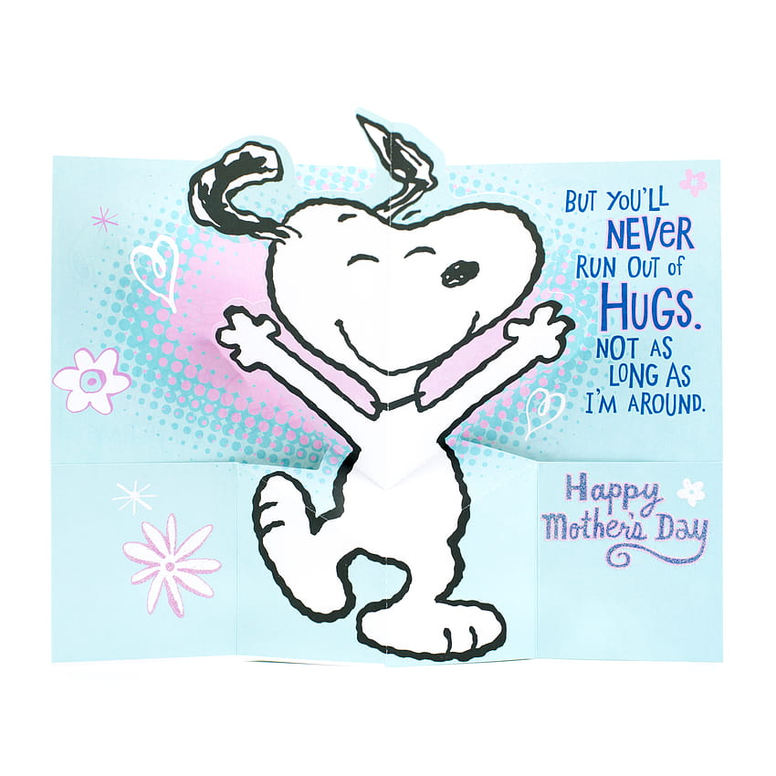 Hallmark, Peanuts Snoopy Hug, Mother's Day Funny Greeting Card, for Mom, snoopy mothers day HD phone wallpaper