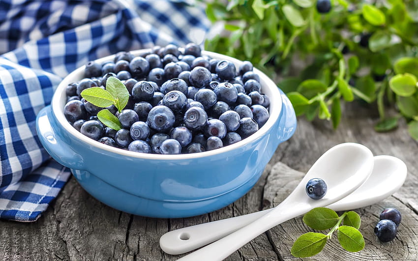 Blueberries, Nature, Fresh, Food, Fruits, Full, Screen HD wallpaper