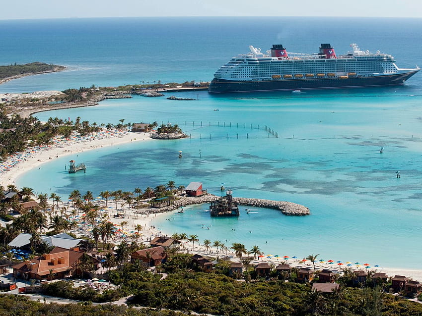 : Castaway Cay, prywatna wyspa Disneya, Bahamy Tapeta HD