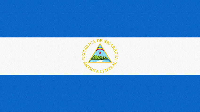Logo Emblem Nicaragua Flag Stripes 1600x900 HD wallpaper | Pxfuel