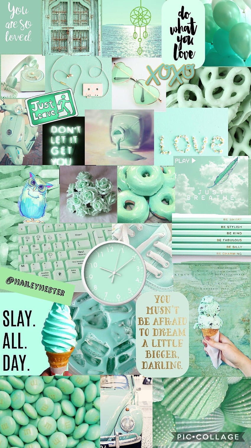 600+ Cute green background aesthetic Ideas, wallpapers and patterns