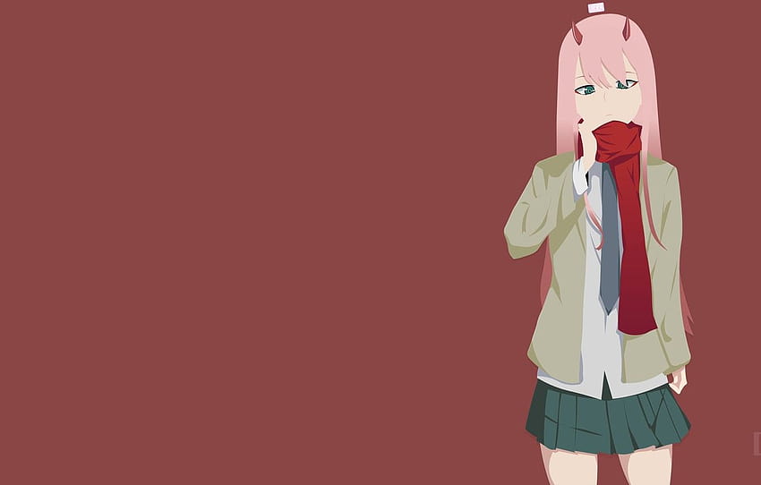 Wallpaper Anime, Anime, Darling in the FranXX, Cute in France, Zero Two,  Anime Girl, Anime Devshuka for mobile and desktop, section сёнэн,  resolution 3500x1750 - download