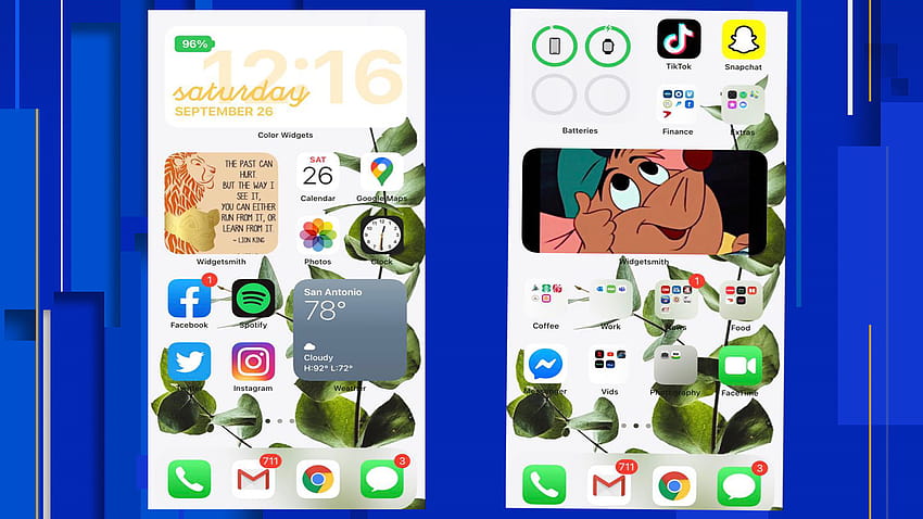 Te mostramos cómo personalizar la de inicio de tu iPhone con widgets e íconos de aplicaciones fondo de pantalla