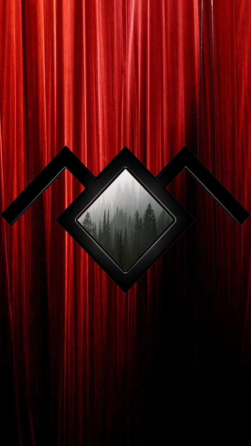 Twin Peaks quarto vermelho Papel de parede de celular HD