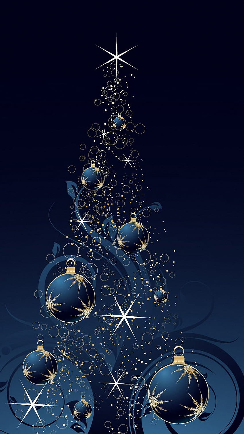 블루 크리스마스 트리 삼성 갤럭시 s6 1440x2560 [1440x2560], 모바일 및 태블릿, 크리스마스 폰용 HD 전화 배경 화면