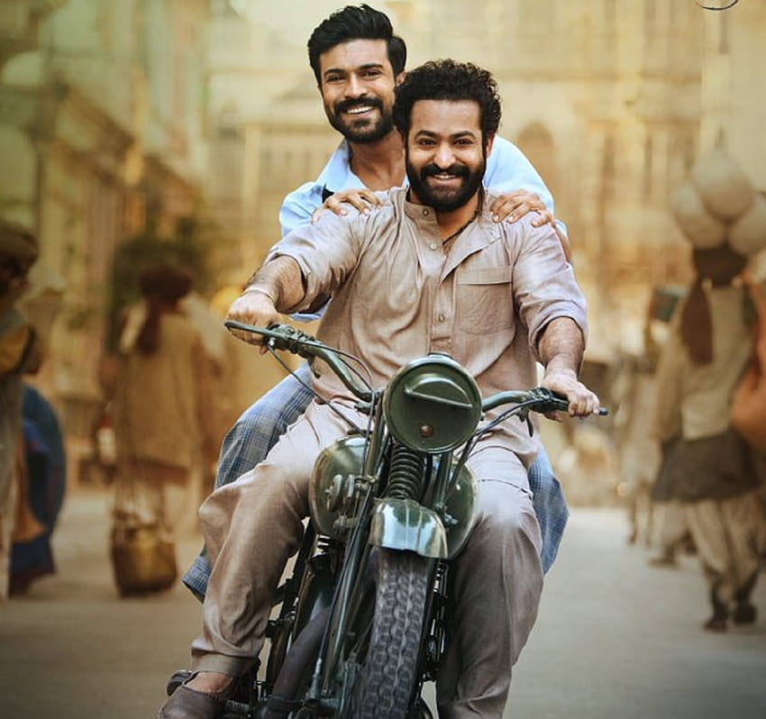 RRR Movie: Ram Charan And Jr NTR Have Completed Dubbing In Two Languages; Just Two Songs Left To Be Filmed, rrr ramcharan HD wallpaper
