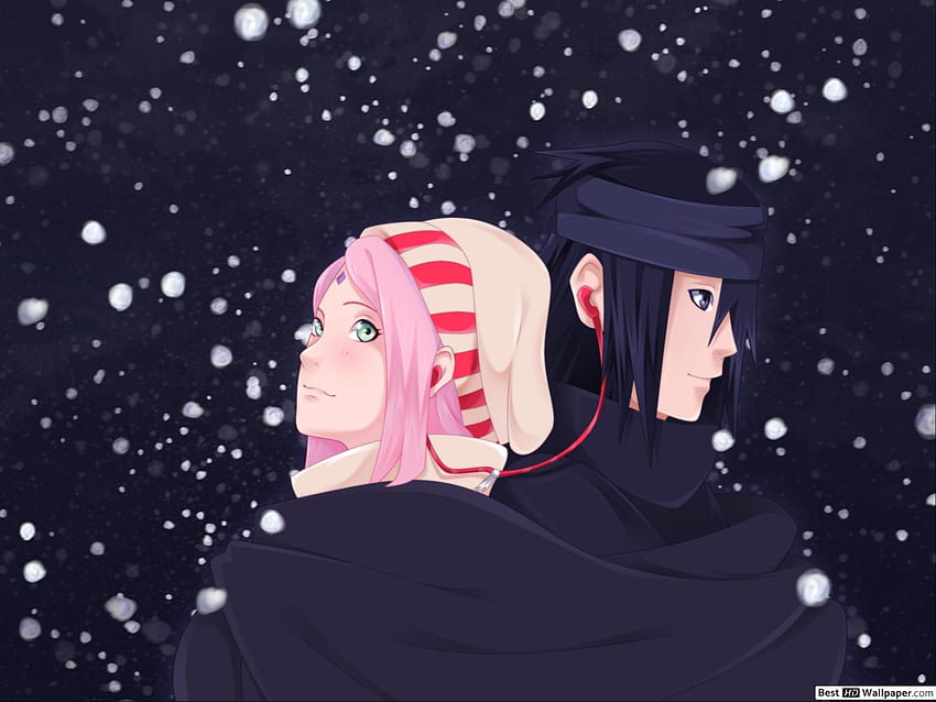 Sakura and Sasuke, sasuke x sakura HD wallpaper