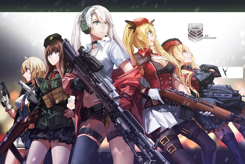 Pin su Girls Frontline, anime con pistole Sfondo HD